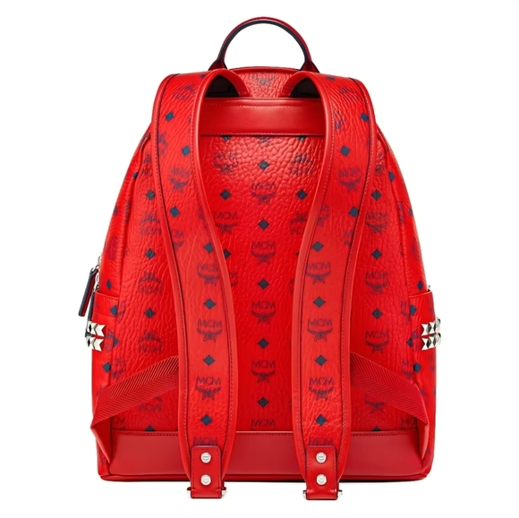 AUTHENTIC Candy Red MCM Backpack!  Brand New! main image 6